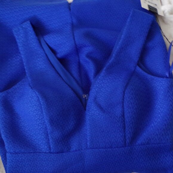 NWT Macduggal blue cocktail mini dress 4 - Picture 12 of 12